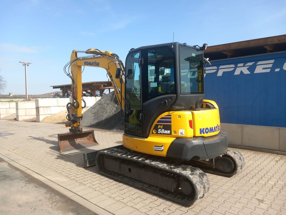 Bagger, Komatsu PC 58 MR 5E0 , Tiltrotator, Bj.2022 in Hofgeismar