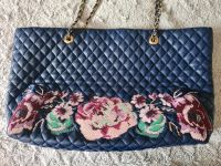 Love Moschino blau blumen Leder Handtasche Tasche Nordrhein-Westfalen - Viersen Vorschau