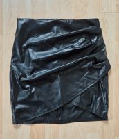 HighWaist PU Kunster Leder Rock asymmetrisch gerafft Hessen - Hilders Vorschau