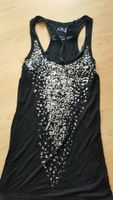 Oberteil Glitzer schwarz Party Top silber Gr. XS Bayern - Pocking Vorschau