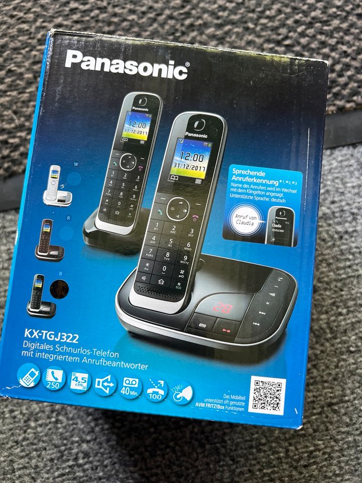 Panasonic KX-THK322 digitales Telefon mit Anrufbeantworter *Neu in Lüdenscheid