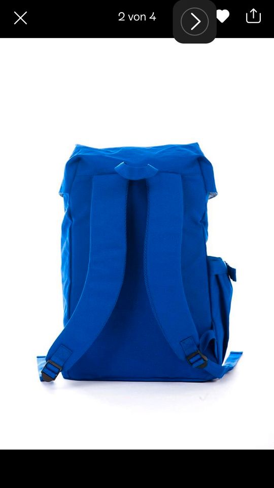 26 L. Rucksack Backpack Trekking Wandern Blau Leinen NEU verpackt in Ingersleben (bei Haldensleben)