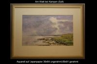 Aquarell auf Japanpapier - Am Watt bei Kampen - Sylt Hessen - Oberursel (Taunus) Vorschau