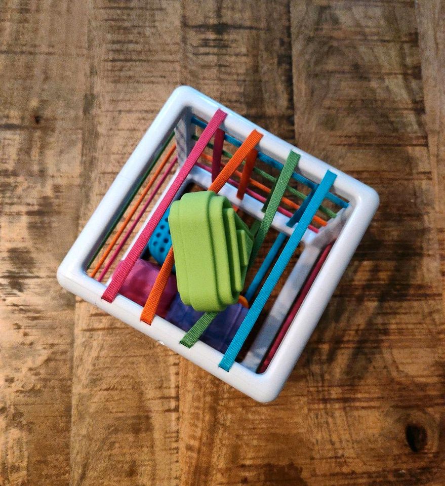Spielwürfel mit elastischen Bändchen in Angelmodde