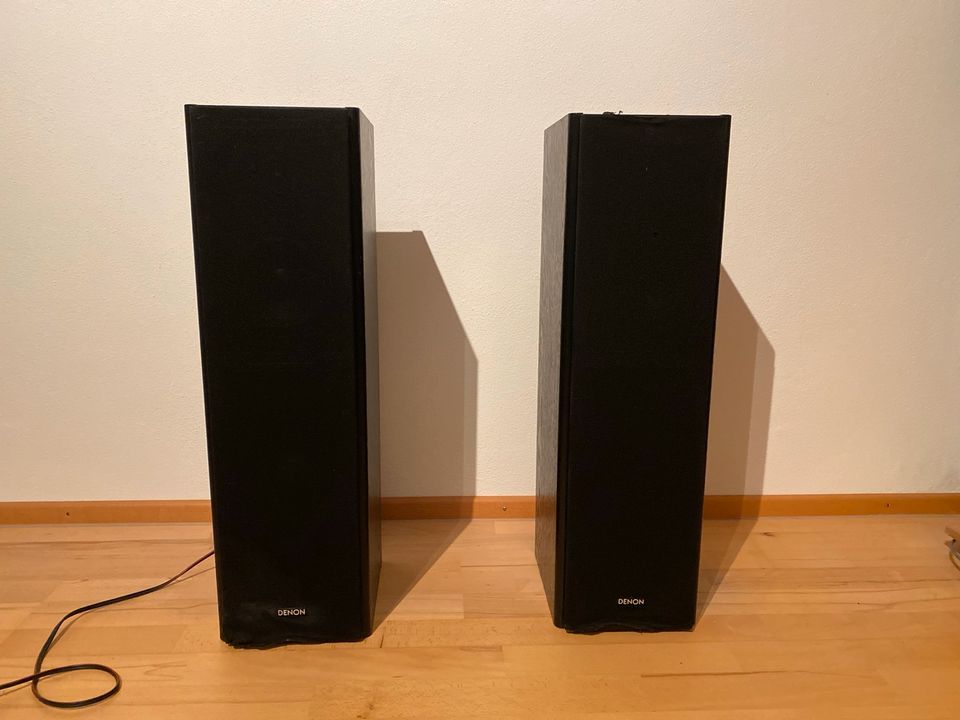 2 Denon Lautsprecher SC-600S und Stereoanlage in Ulm