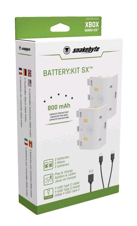 SNAKEBYTE XSX BATTERY:KIT SX™ (WHITE), Akku Pack, wiederaufladbar in Recke