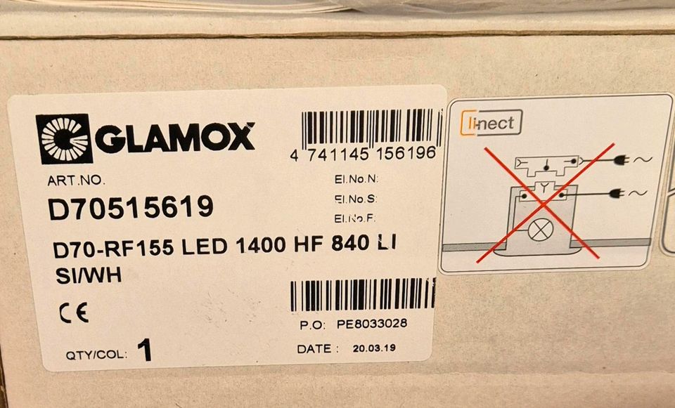 GLAMOX D70 LED Einbauleuchte in Düsseldorf