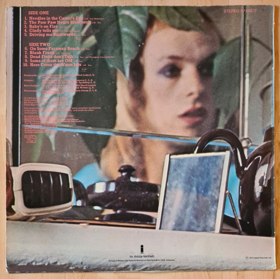 Here Come The Warm Jets, Brian Eno, Vinyl LP in Schweinfurt