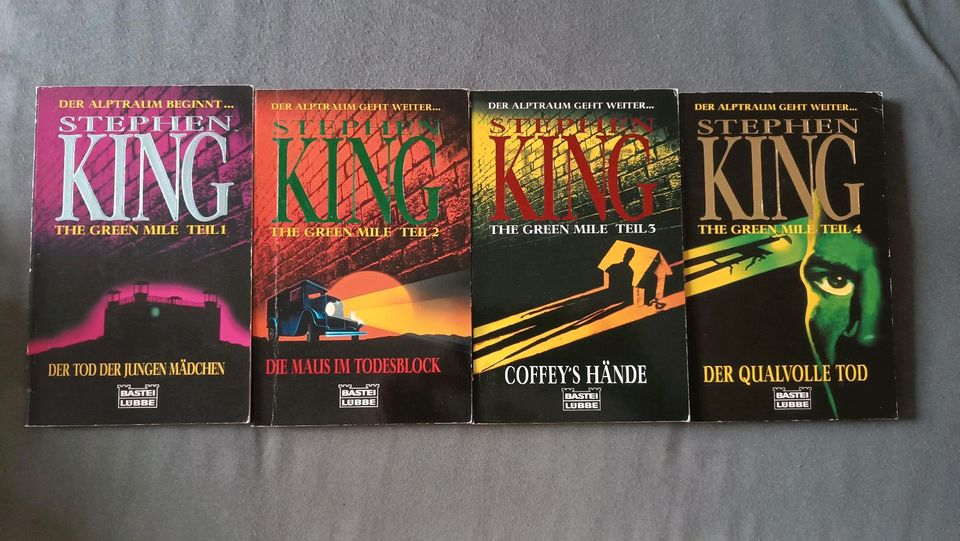 Stephen King: The Green Mile Teil 1 bis 4 in Geist