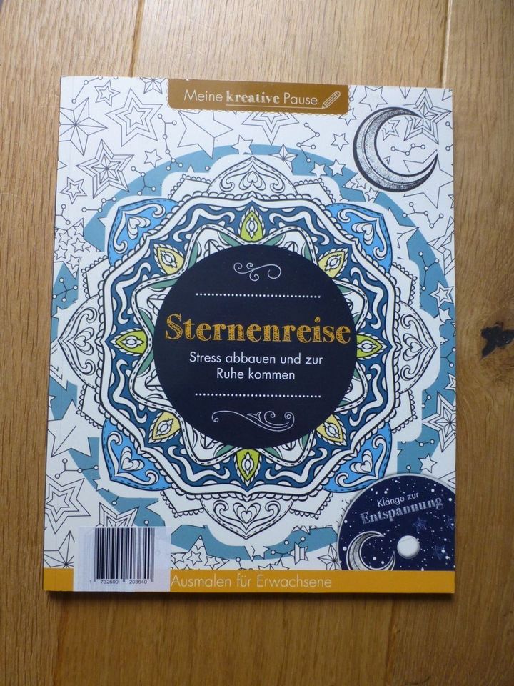 Mandala / Ausmalen für Erwachsene - Sternenreise inkl. CD - neu in Geist