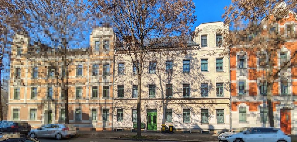 Frisch sanierte 3-Zimmer-Wohnung mit Terrasse im Erdgeschoss in Chemnitz