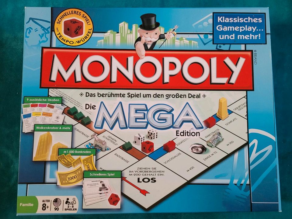 Monopoly mega edition spiel brettspiel in Wilhelmshaven