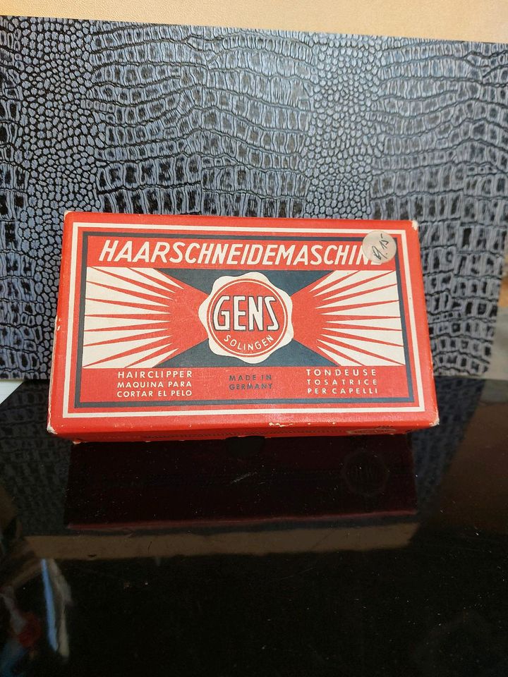 Alte Haarschneidemaschine von Gens in Hagen