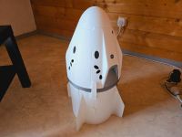 SpaceX Crew Dragon Kapsel Model 57cm hoch Raumfahrt Rakete Modell Bayern - Kleinrinderfeld Vorschau