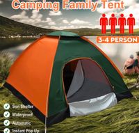 Camping Zelt Automatik Pop-Up 3-4 Personen Wurfzelt Outdoor Hessen - Bebra Vorschau