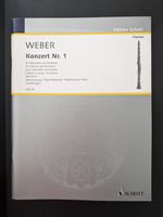 Weber Konzert für Klarinette u. Orchester Nr. 1 f-Moll Schott NEU München - Untergiesing-Harlaching Vorschau