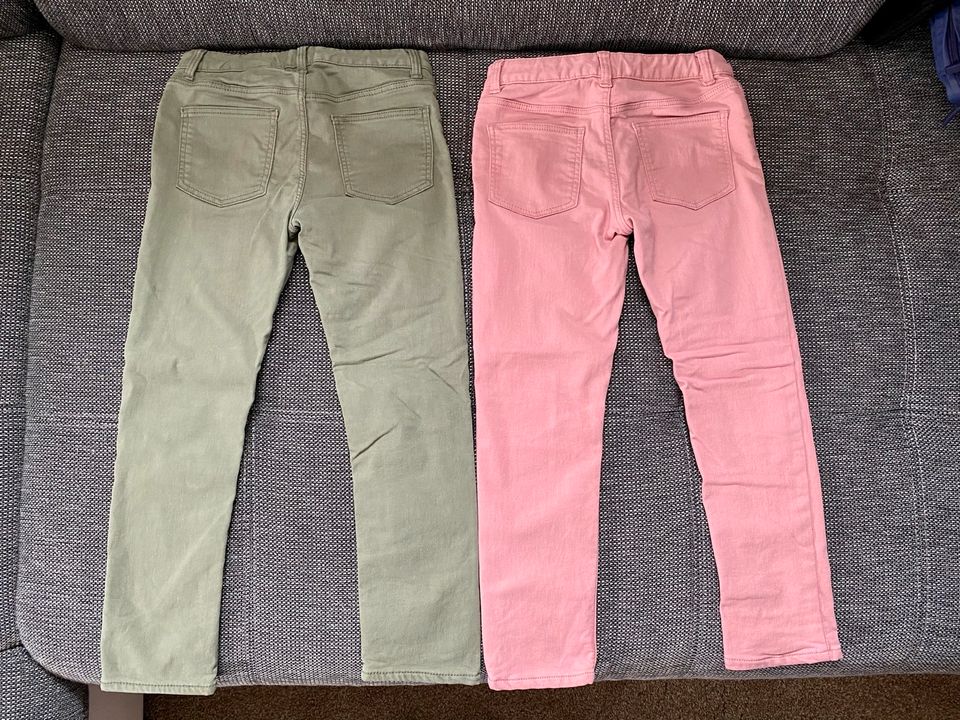 Jeans Hose Stretch leicht gefüttert H&M Größe 128 in Uetersen