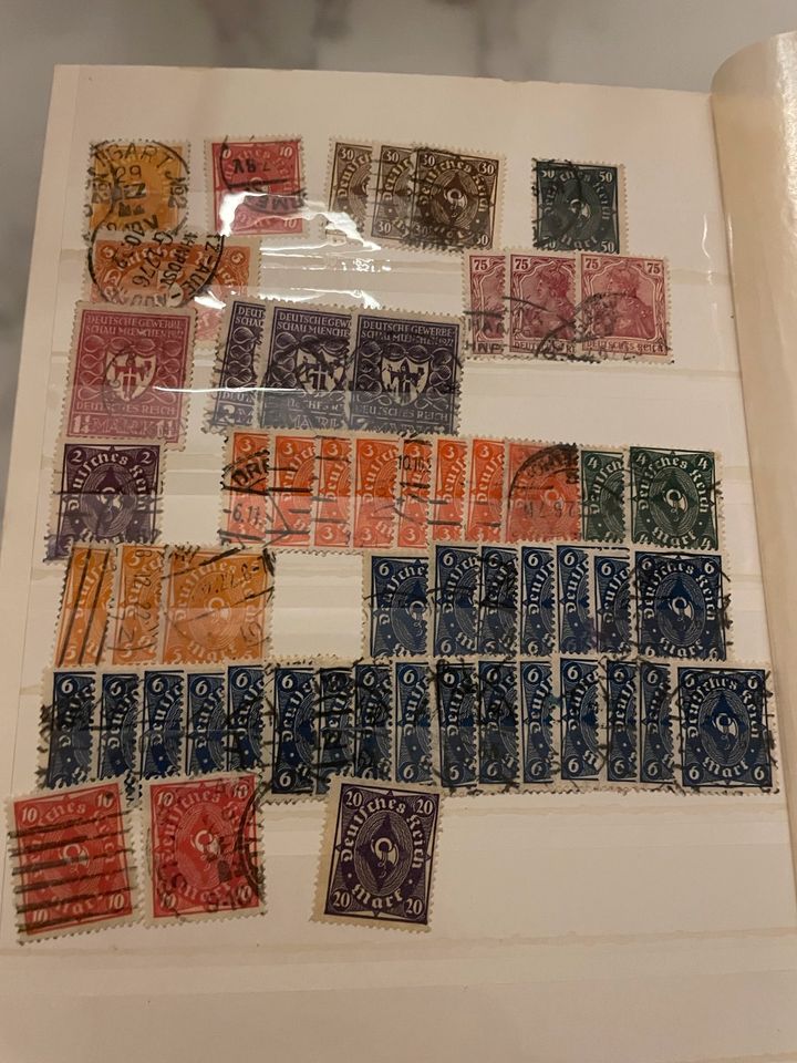 Briefmarken Bayern, Memel, Deutsches Reich Sammlung in Berlin