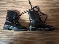 Chanel Stiefel 38 Stiefelette robust aus Leder Baden-Württemberg - Hemsbach Vorschau