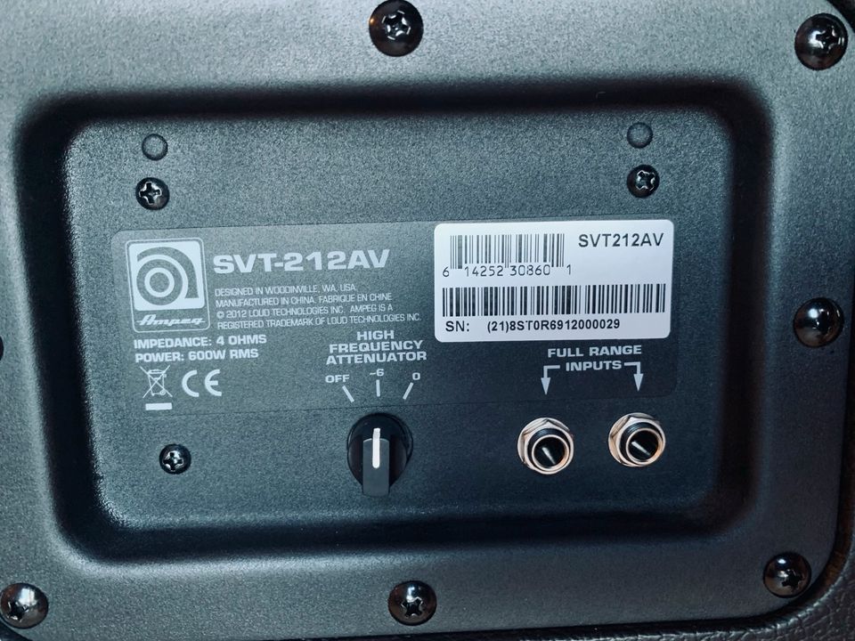 Ampeg SVT-212AV Bassbox in Witten