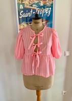 Bluse Top Schleifenbindung Puffärmel pink S M - 36 38 NEU Harburg - Hamburg Neugraben Vorschau