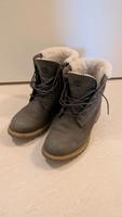 Timberland Shearling Boots mit Lammfell Stiefel Wandsbek - Hamburg Dulsberg Vorschau