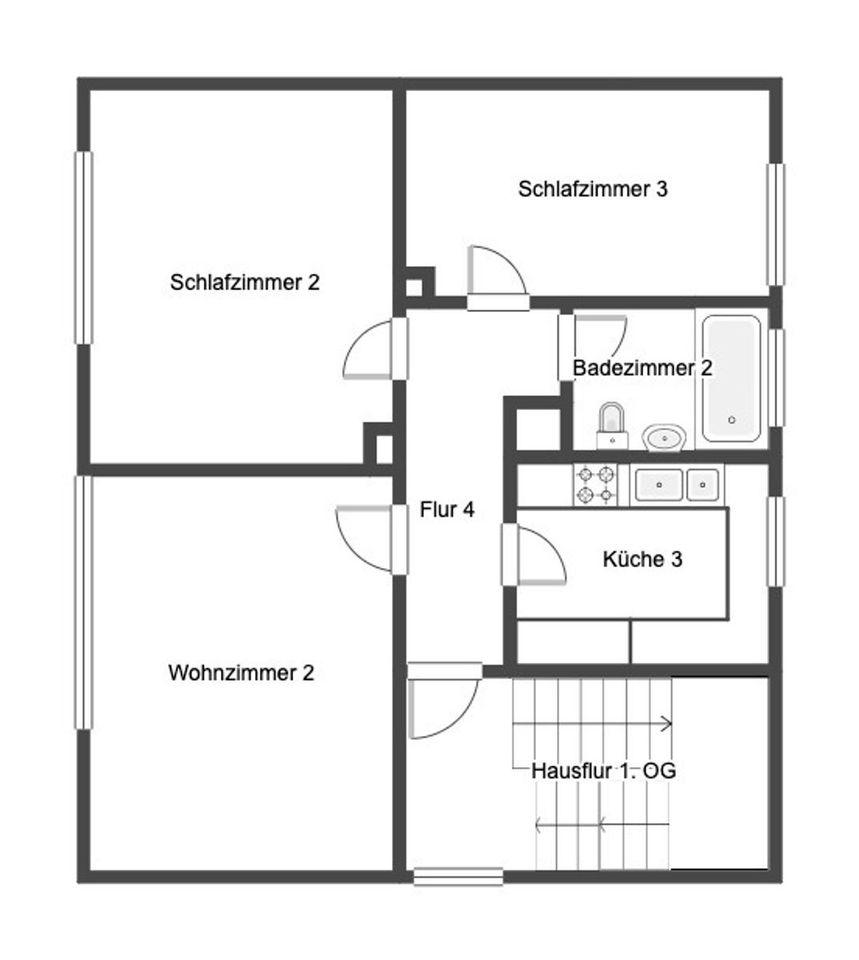 Zweifamilienhaus in ruhiger Stadtlage mit großem Garten und Doppelgarage in Kassel