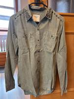 Abercrombie & Fitch Hemdbluse Khaki Gr. M Bayern - Rennertshofen Vorschau