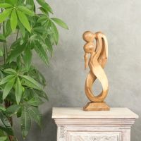 Figur Skulptur Dekofigur Abstrakt Paar Couple Holz 50 cm Bochum - Bochum-Wattenscheid Vorschau