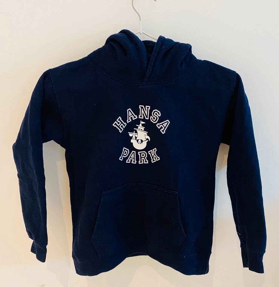 HANSA PARK Hoodie Kapuzenpullover Gr. 128 in Siek