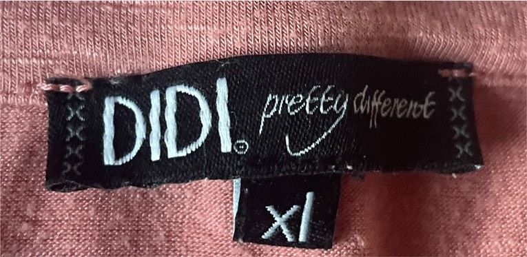Didi Holland Jersey Bluse Shirt Langarm rosa Gr. XL 44/46 in Laer