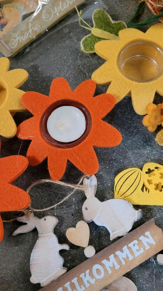 Deko Frühling Ostern gelb Orange in Oberhausen