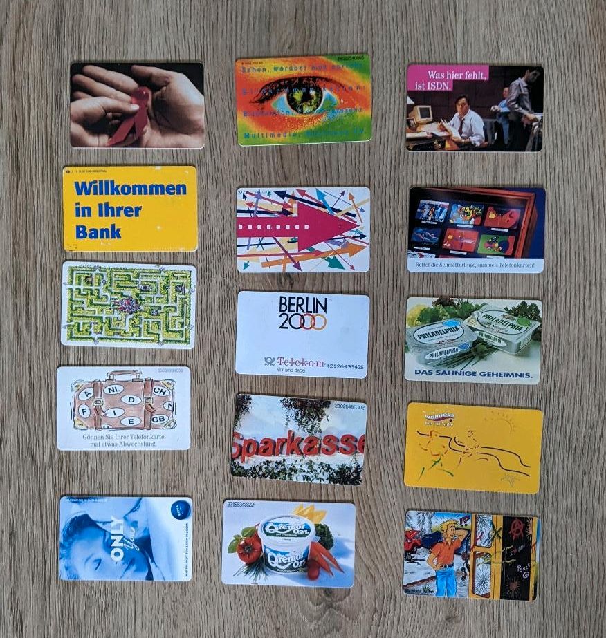 15 Telefonkarten Telekom Deutschland deutsche Post Sammlung in Braunschweig