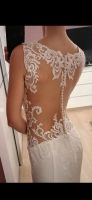 Brautkleid Ivory Spitze Knopfleiste fließend Hochzeit Standesamt Bielefeld - Gadderbaum Vorschau