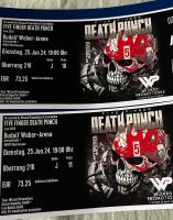 5FDP Five Finger Death Punch Oberhausen Tickets 2x Nordrhein-Westfalen - Mönchengladbach Vorschau