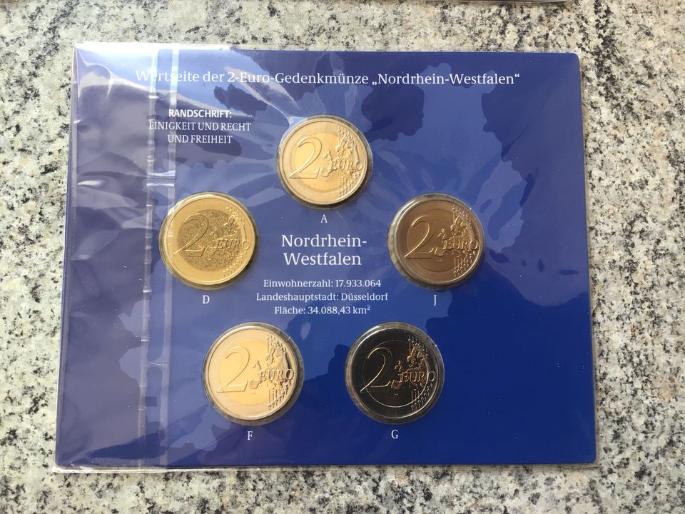 VfS Deutschland 2 Euro Münze - Stempelglanz - Bundesländer in Germering