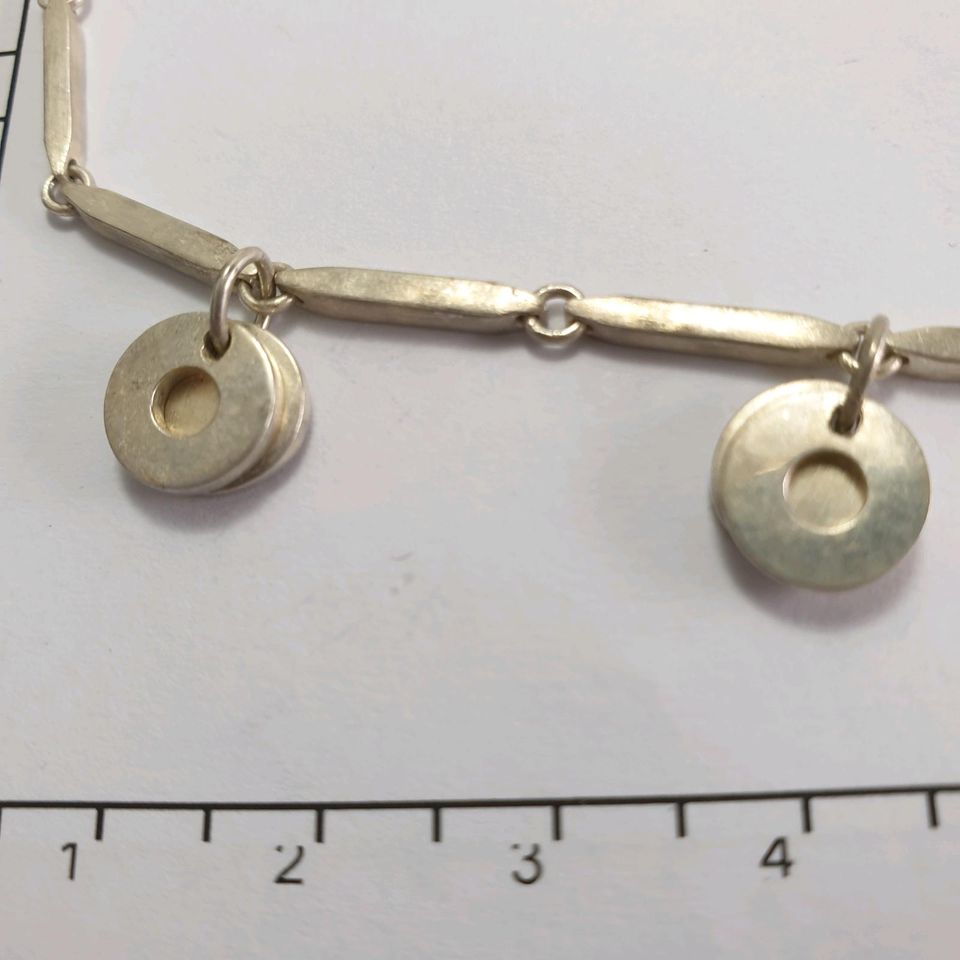 Designer Collier signiert ( 925 Silber ) Länge 44 cm in Recklinghausen