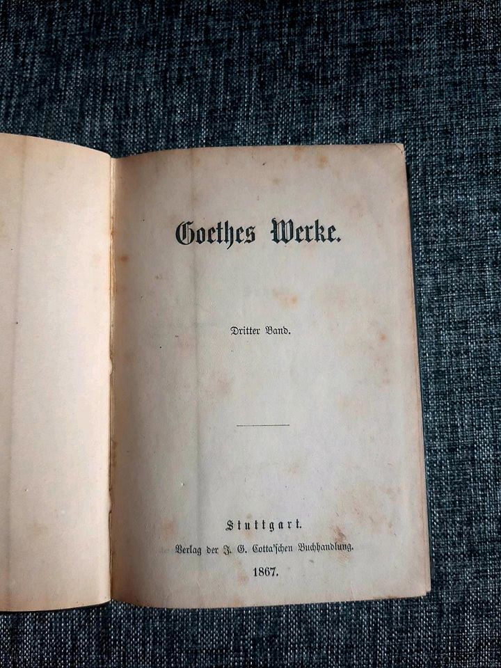 Antiquität! Goethes Werke von 1867! in Berlin