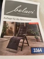 Neu Auflage Relaxsessel Gartenstuhl Auflage Aldi Harburg - Hamburg Sinstorf Vorschau