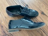 Schnürschuhe Schuhe Lack blau echt Leder Niedersachsen - Achim Vorschau