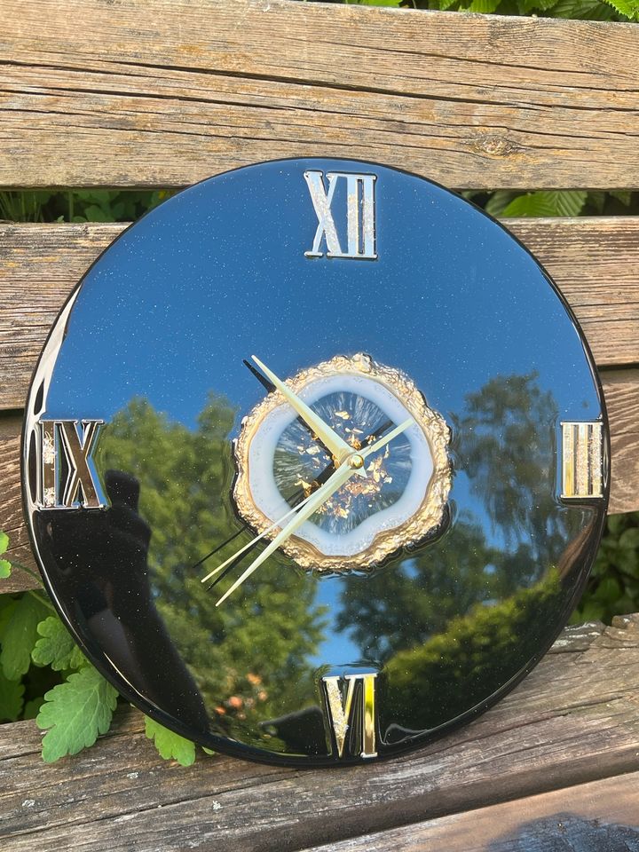 Handmade Epoxidharz Uhr Unikat Edel 30 cm in Nürnberg (Mittelfr)