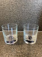 2 Gläser mit schwarzer Tönung am Glasboden München - Pasing-Obermenzing Vorschau