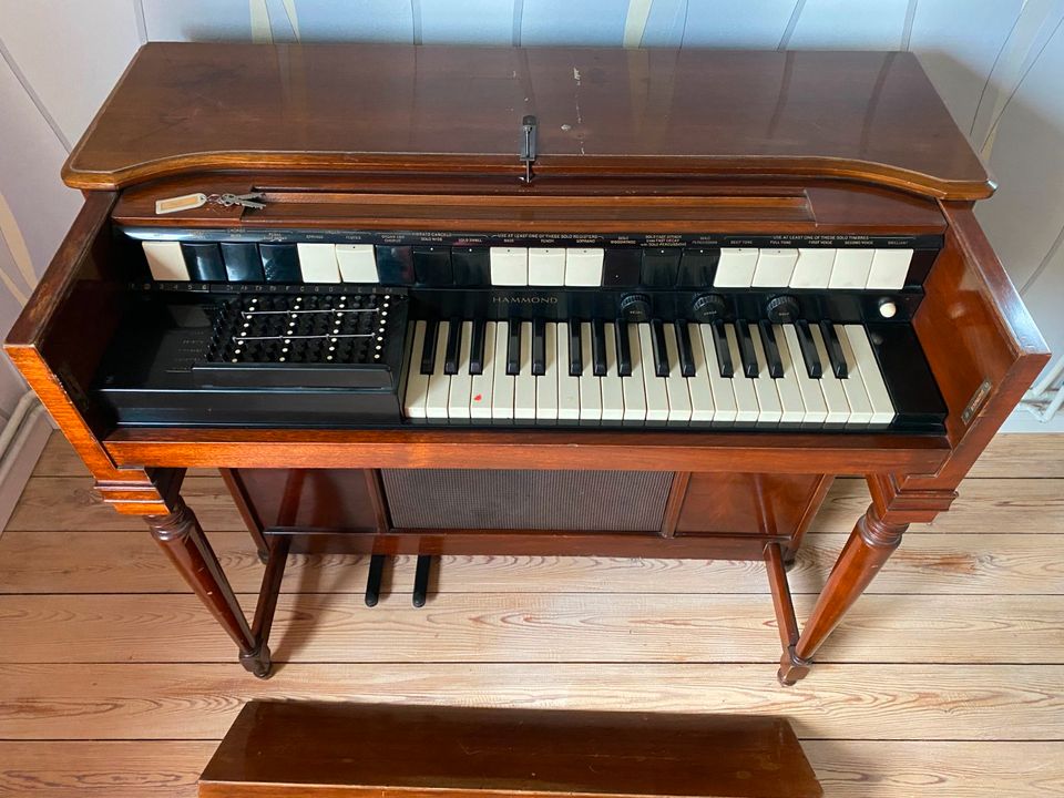 HAMMOND S6 Chord Organ Orgel alt Holz elektrisch in Hamdorf