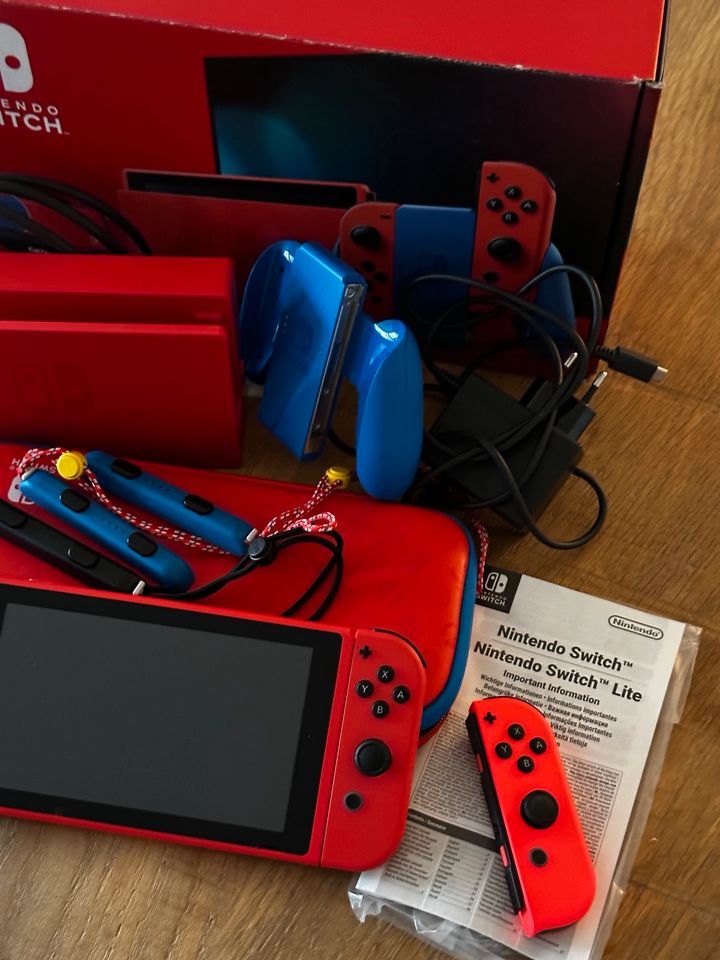 Nintendo Switch Mario Redd&Blue  Edition in Heeslingen