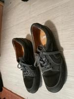 Halbschuhe Wildleder schwarz grau Bayern - Großheubach Vorschau