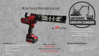 Akku-Kartuschenpresse Kartuschenpistole mieten Leipzig - Holzhausen Vorschau