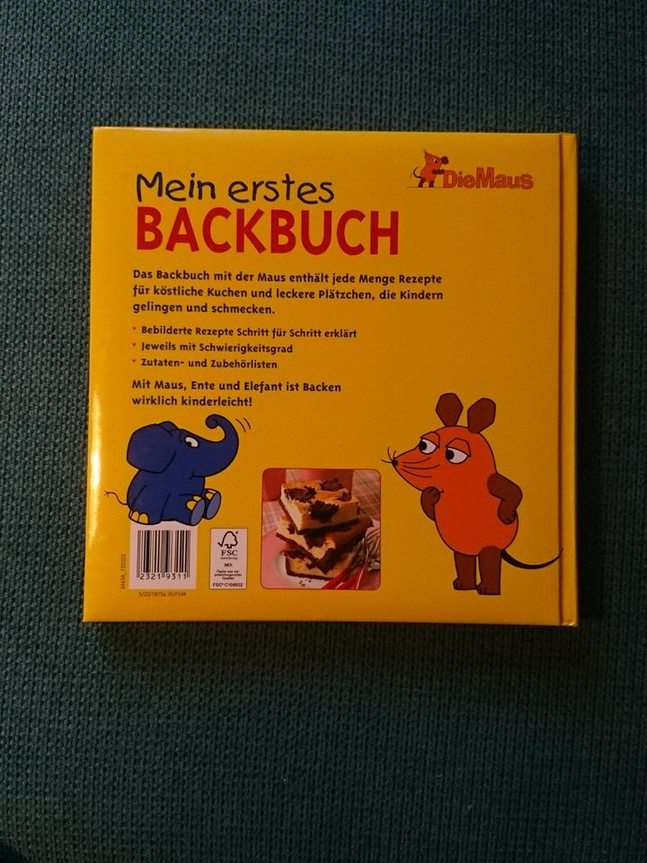 Die Maus Mein erstes Backbuch in Sehlem