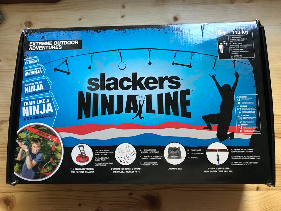 Ninjaline Slackers, Slackline oder Hangeltraining in Fürstenwalde (Spree)