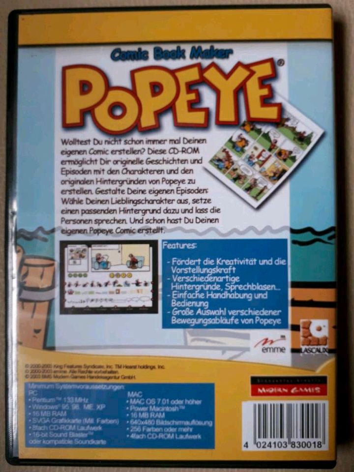 Popeye Comic Book Maker - OVP in Folie in Hohen Neuendorf