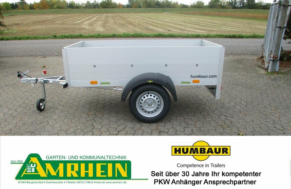 Humbaur HA 752111-5  750 kg ungebremst PKW Anhänger mit Stützrad in Bergrheinfeld